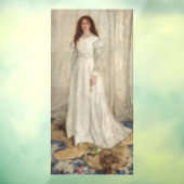 James Whistler - Symfonie in White No. 1 Raamsticker (Vel 3)