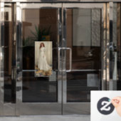 James Whistler - Symfonie in White No. 1 Raamsticker (Kantoordeur)