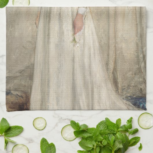 James Whistler - Symfonie in White No. 1 Theedoek (Gevouwen)