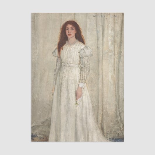 James Whistler - Symfonie in White No. 1 Tissuepapier