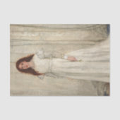 James Whistler - Symfonie in White No. 1 Tissuepapier (Voorkant)