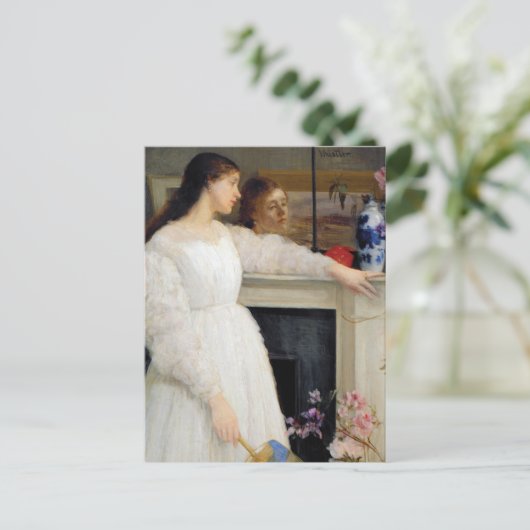 James Whistler - Symfonie in White No. 2 Briefkaart (Staand voorkant)