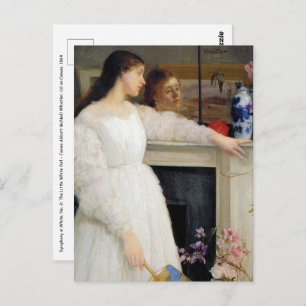 James Whistler - Symfonie in White No. 2 Briefkaart