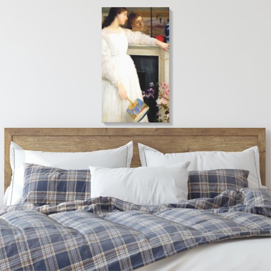 James Whistler - Symfonie in White No. 2 Canvas Afdruk (Insitu (Slaapkamer))