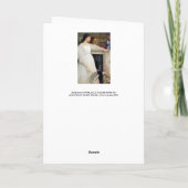 James Whistler - Symfonie in White No. 2 Kaart (Achterkant)