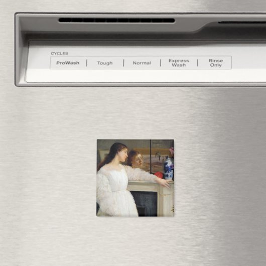 James Whistler - Symfonie in White No. 2 Magneet (Insitu (Vaatwasser))