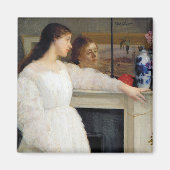 James Whistler - Symfonie in White No. 2 Magneet (Voorkant)