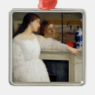 James Whistler - Symfonie in White No. 2 Metalen Ornament