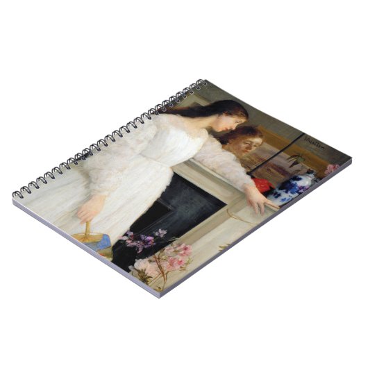 James Whistler - Symfonie in White No. 2 Notitieboek (Linkerzijde)