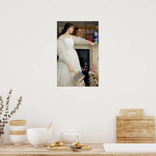 James Whistler - Symfonie in White No. 2 Poster (Keuken)
