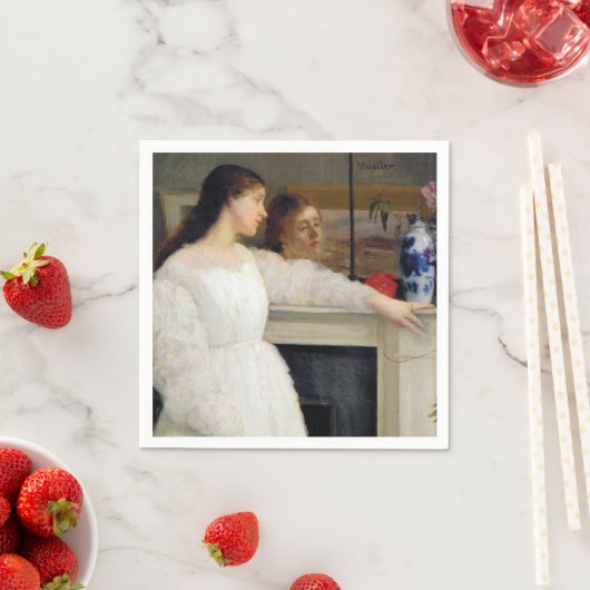 James Whistler - Symfonie in White No. 2 Servet (Insitu)