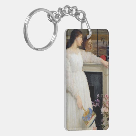 James Whistler - Symfonie in White No. 2 Sleutelhanger (Voorkant Links)