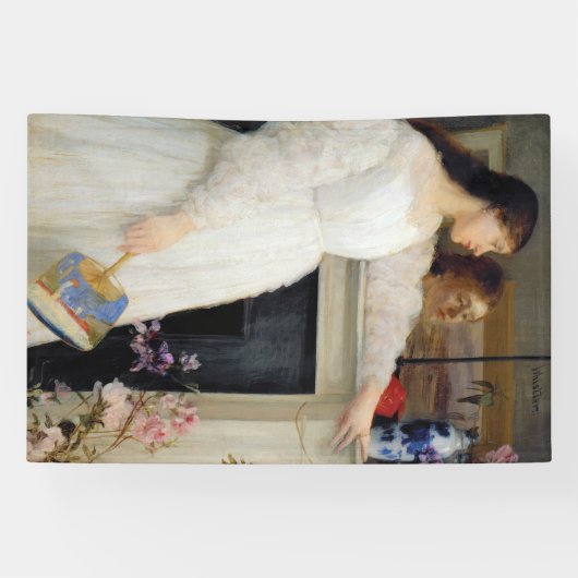 James Whistler - Symfonie in White No. 2 Spandoek (Horizontaal)