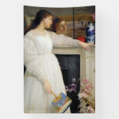 James Whistler - Symfonie in White No. 2 Spandoek (Verticaal)