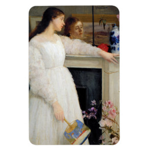 James Whistler - Symfonie in wit Nr. 2 Magneet