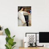 James Whistler - Symfonie in wit nr. 2 Poster (Thuiskantoor)