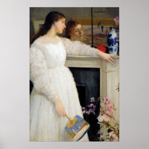 James Whistler - Symfonie in wit nr. 2 Poster