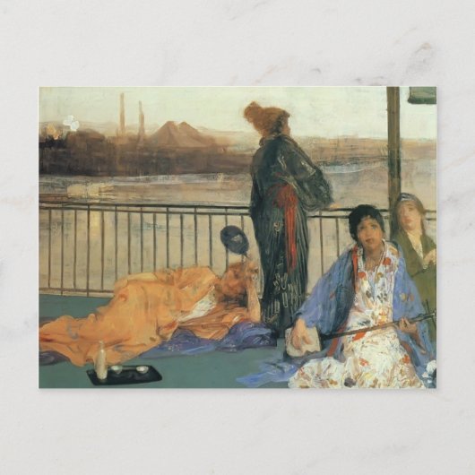 James Whistler-The Balcony Briefkaart (Voorkant)