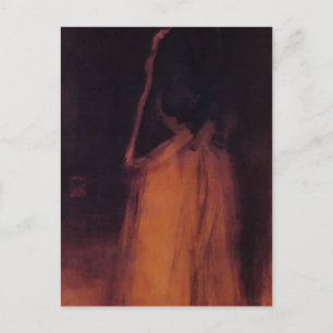 James Whistler- The Fur Jacket Briefkaart