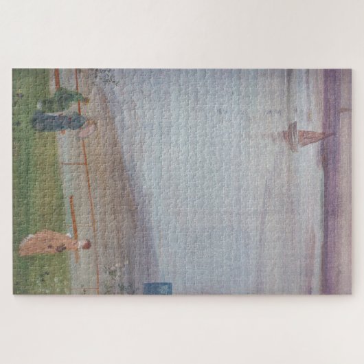 James Whistler - Variaties in Violet en Groen Legpuzzel (Horizontaal)