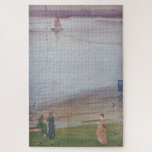 James Whistler - Variaties in Violet en Groen Legpuzzel