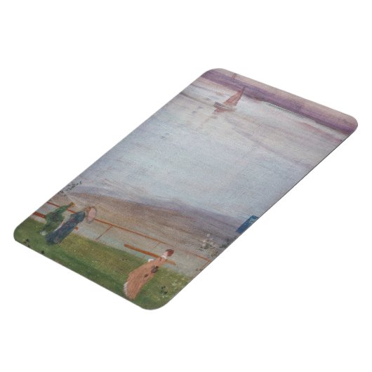 James Whistler - Variaties in Violet en Groen Magneet (Linkerzijde)