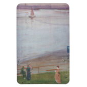 James Whistler - Variaties in Violet en Groen Magneet (Verticaal)