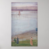 James Whistler - Variaties in Violet en Groen Poster (Voorkant)