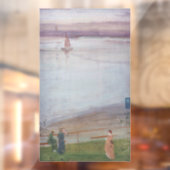 James Whistler - Variaties in Violet en Groen Raamsticker (Vel 2)