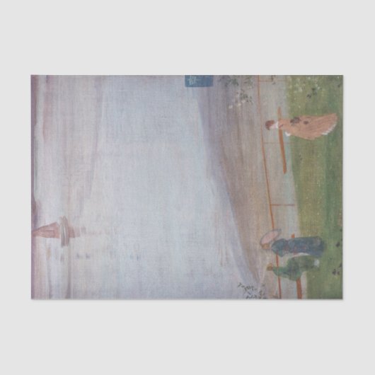 James Whistler - Variaties in Violet en Groen Tissuepapier (Voorkant)