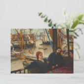 James Whistler - Wapping Bedankkaart (Staand voorkant)