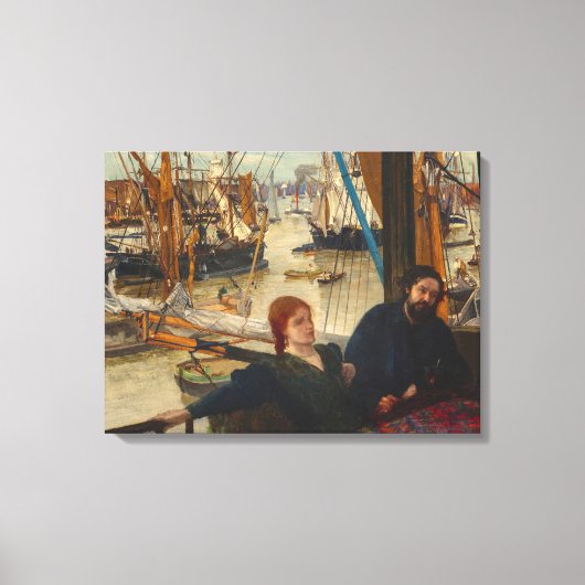 James Whistler - Wapping Canvas Afdruk (Voorkant)