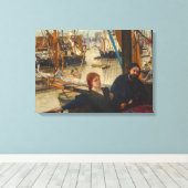 James Whistler - Wapping Canvas Afdruk (Insitu (Houten vloer))