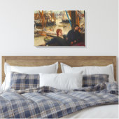 James Whistler - Wapping Canvas Afdruk (Insitu (Slaapkamer))