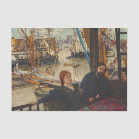 James Whistler - Wapping Tissuepapier (Voorkant)