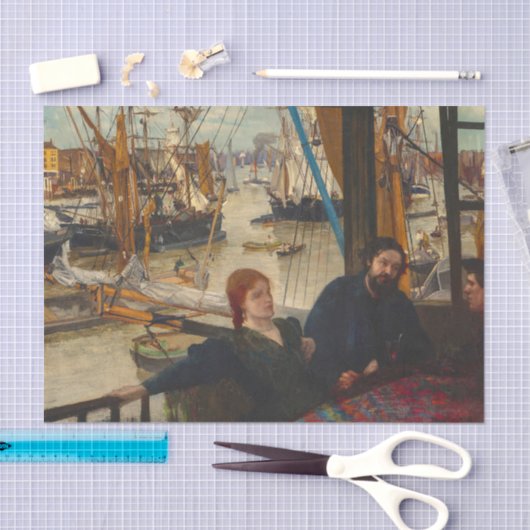 James Whistler - Wapping Tissuepapier (Craft)