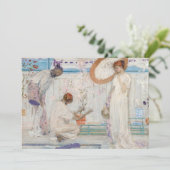 James Whistler - White Symphony, Three Girls Bedankkaart (Staand voorkant)