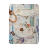 James Whistler - White Symphony, Three Girls Magneet (Verticaal)