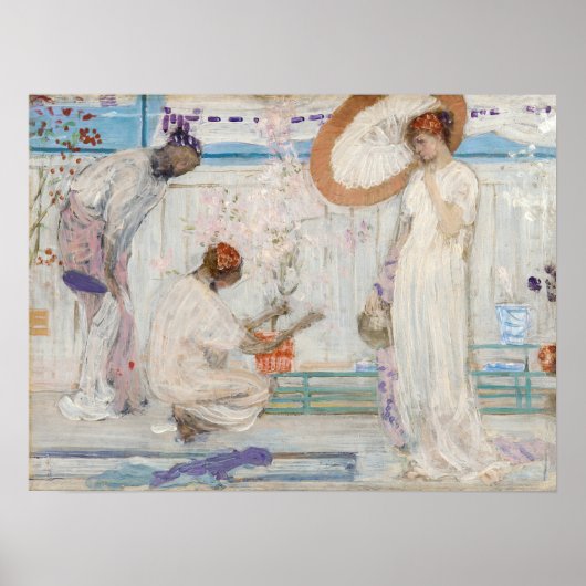 James Whistler - White Symphony, Three Girls Poster (Voorkant)
