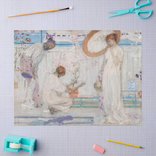 James Whistler - White Symphony, Three Girls Tissuepapier (Craft)