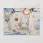 James Whistler - Witte Symfonie, Drie Meisjes Briefkaart (Voorkant)