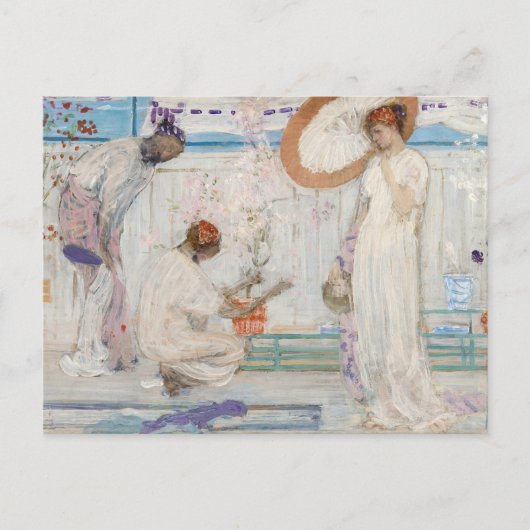 James Whistler - Witte Symfonie, Drie Meisjes Briefkaart (Voorkant)