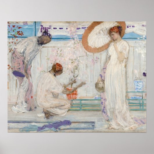 James Whistler - Witte Symfonie, Drie Meisjes Poster (Voorkant)
