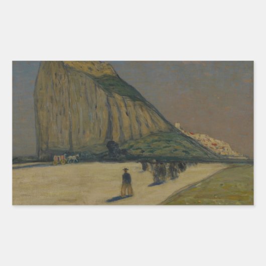 James Wilson Morrice - Gibraltar Rechthoekige Sticker (Voorkant)