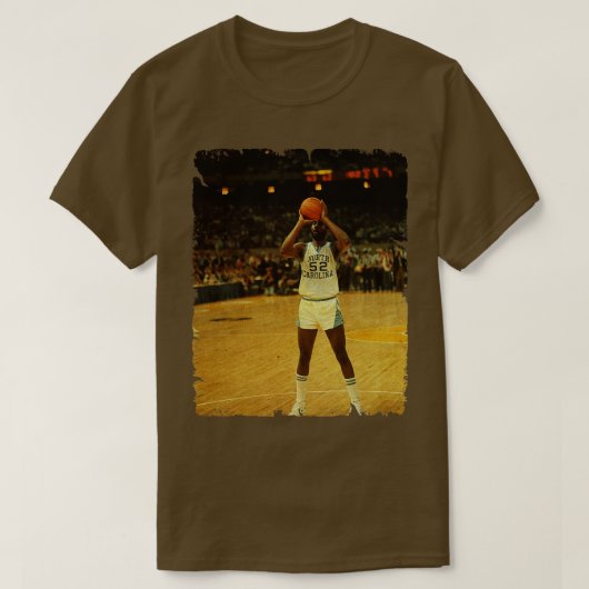 James Worthy  ontwerp van basketbal T-shirt (Design voorkant)