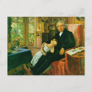 James Wyatt en zijn kleindochter Mary Briefkaart