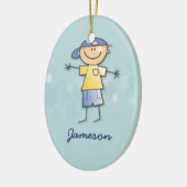 Jameson's kamer keramisch ornament (Links)