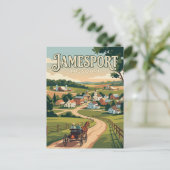 Jamesport Missouri Briefkaart (Staand voorkant)