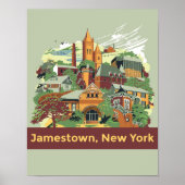 Jamestown Architecture Poster (11 x 14) (Voorkant)