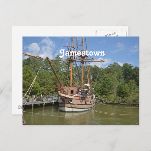 Jamestown Briefkaart (Voorkant / Achterkant)